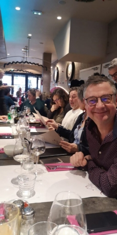 Déjeuner avec les membres du réseau de chefs d'entreprises de Reims à l'Apostrophe